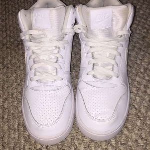 One pair of men’s lightly worn air forces.